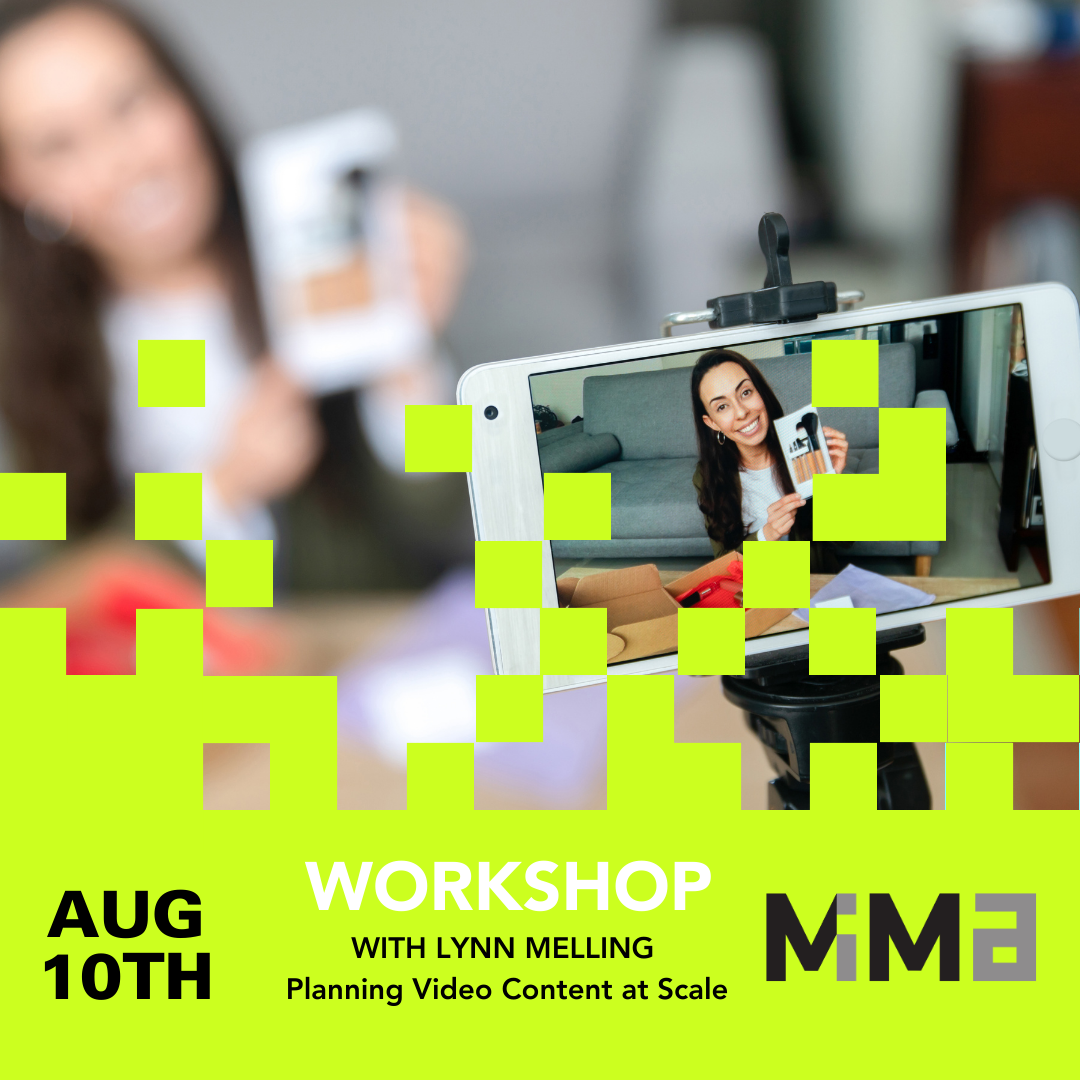 promo image for video strategy workshop on August 10